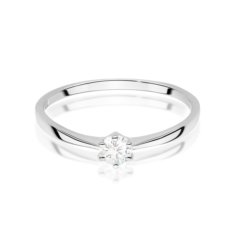 Inel Aur 9K cu Diamant de Laborator 0.20 ct, imaginea 6 din 8