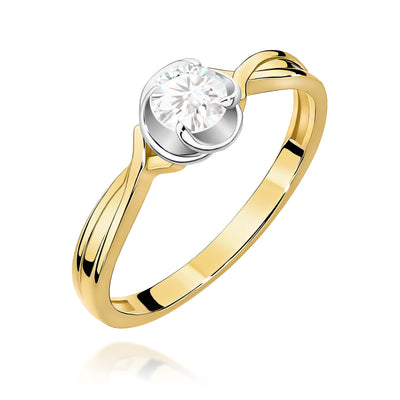 Inel Aur 9K cu Diamant de Laborator 0.30 ct