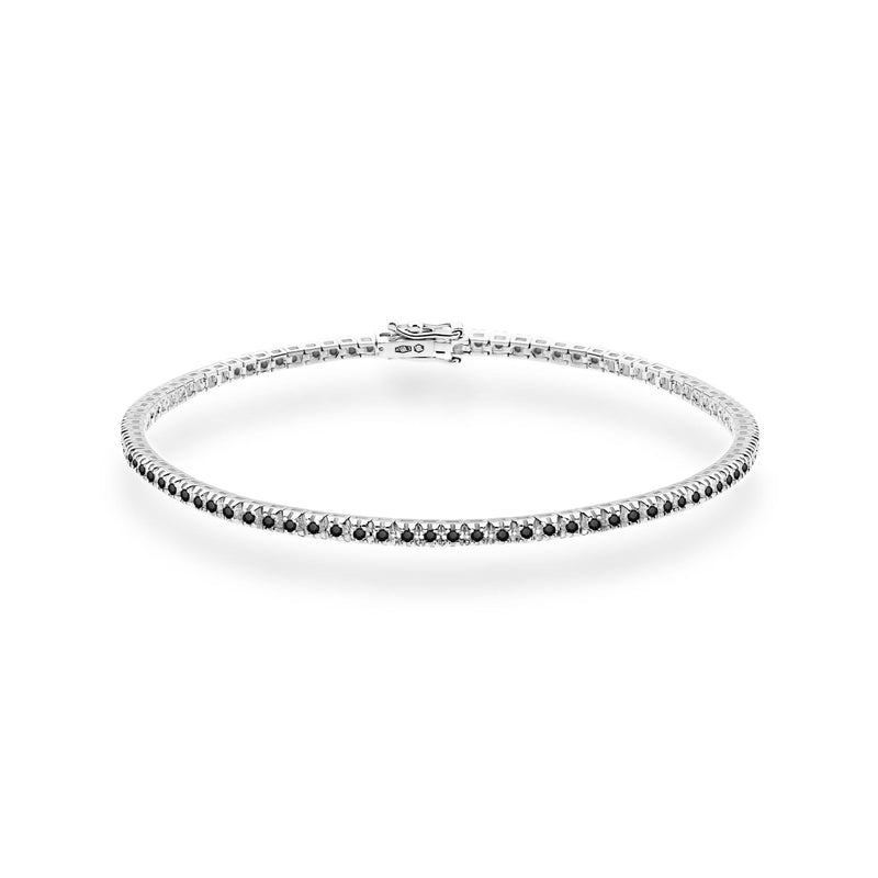 Bratara Aur 14K cu Diamante Naturale Negre 0.51 ct, imaginea 4 din 6