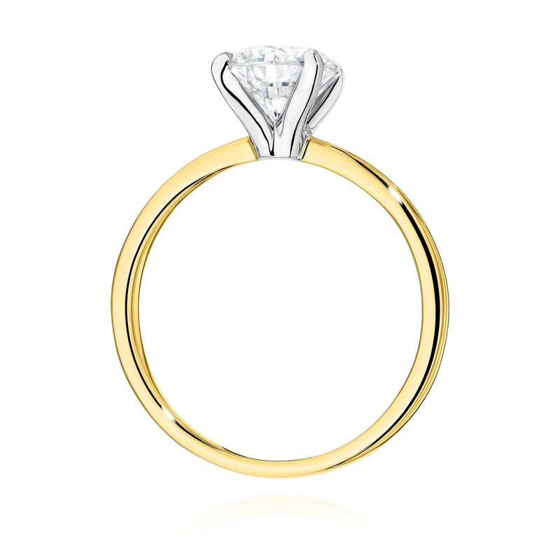 Inel Aur 14K cu Diamant de Laborator 1.50 ct, imaginea 3 din 12