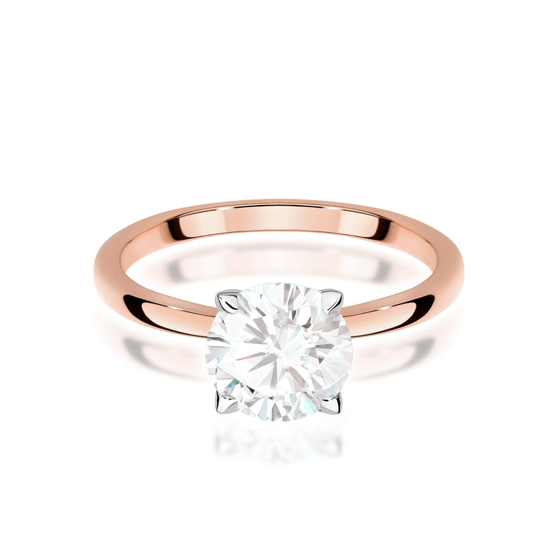 Inel Aur 14K cu Diamant de Laborator 1.50 ct, imaginea 6 din 12