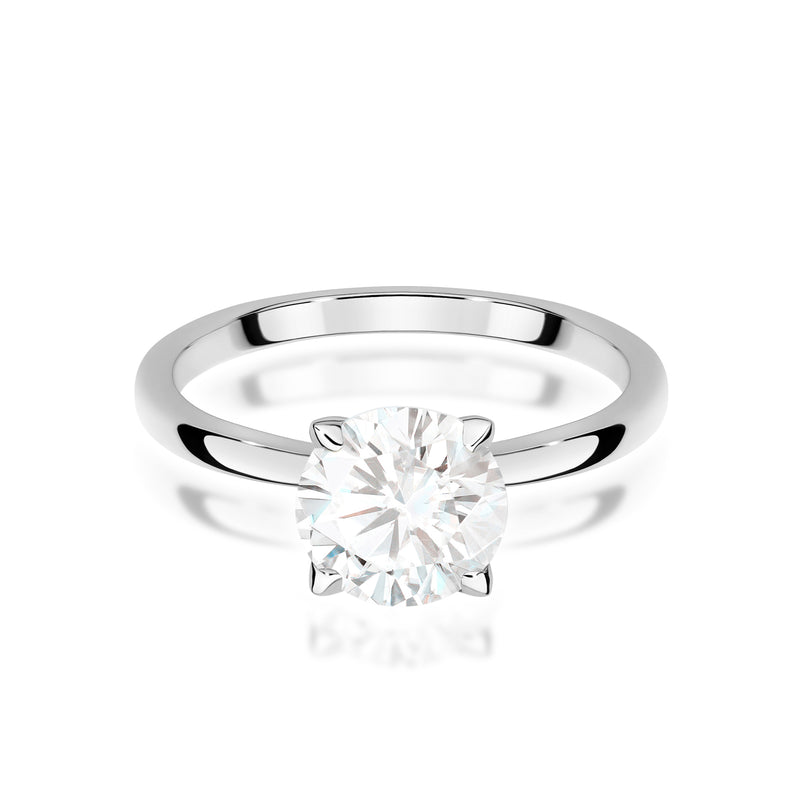 Inel Aur 9K cu Diamant de Laborator 1.50 ct, imaginea 6 din 8