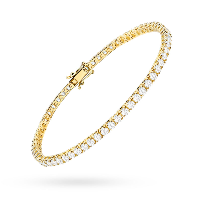 Bratara Aur 14K cu Diamante Naturale 3.48 ct, imaginea 2 din 6