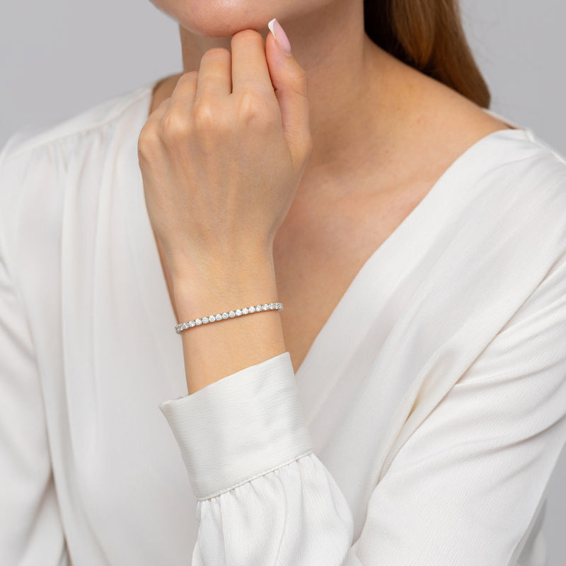 Bratara Aur 14K cu Diamante Naturale 5.88 ct, imaginea 6 din 6
