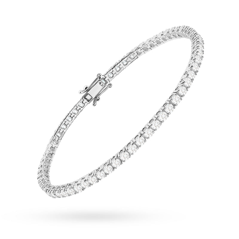 Bratara Aur 14K cu Diamante de Laborator 3.48 ct, imaginea 5 din 6