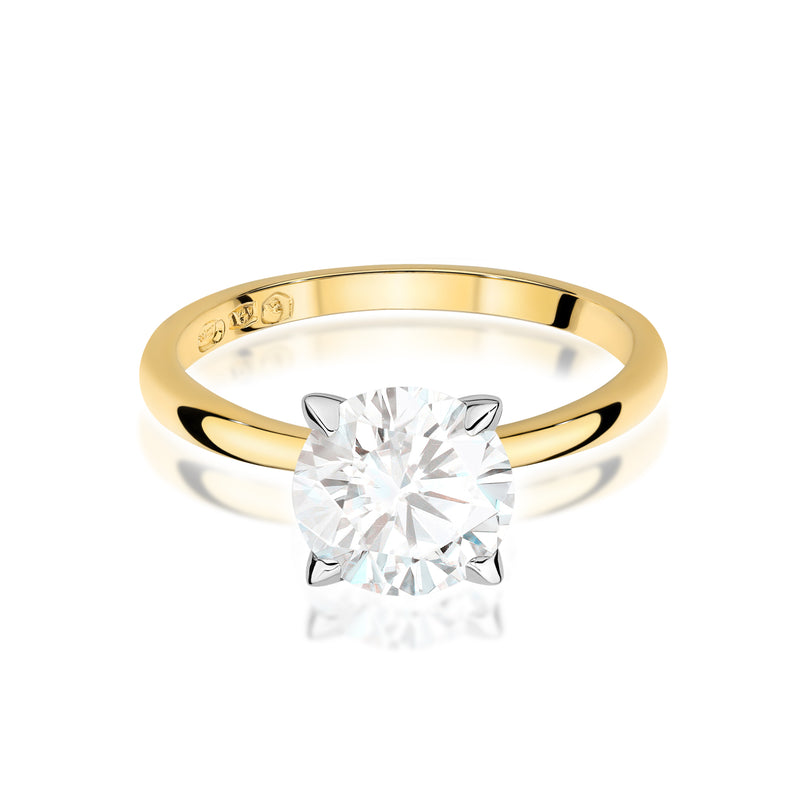 Inel Aur 14K cu Diamant de Laborator 2.00 ct, imaginea 2 din 12