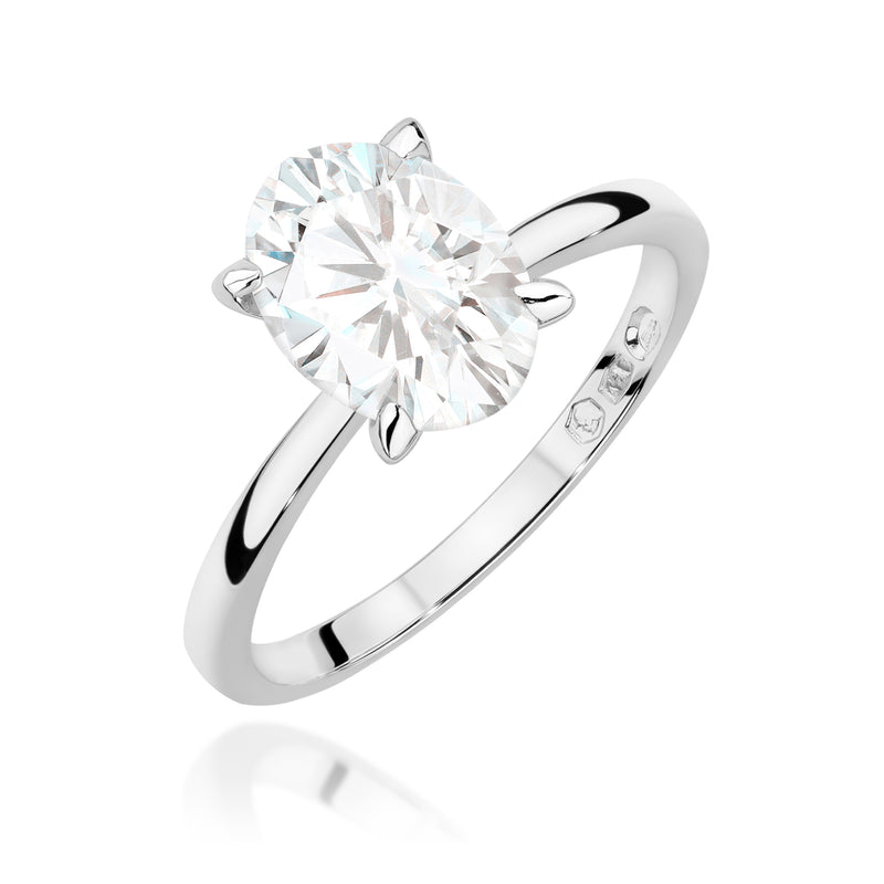 Inel Aur 9K cu Diamant de Laborator 1.50 ct, imaginea 5 din 8