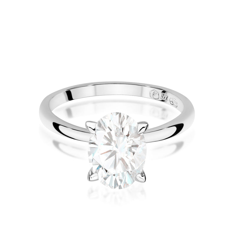 Inel Aur 9K cu Diamant de Laborator 1.50 ct, imaginea 6 din 8