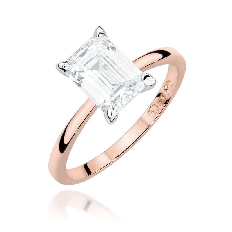 Inel Aur 9K cu Diamant de Laborator 1.50 ct, imaginea 5 din 12
