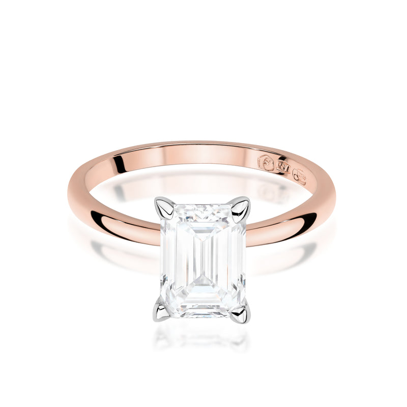 Inel Aur 9K cu Diamant de Laborator 1.50 ct, imaginea 6 din 12