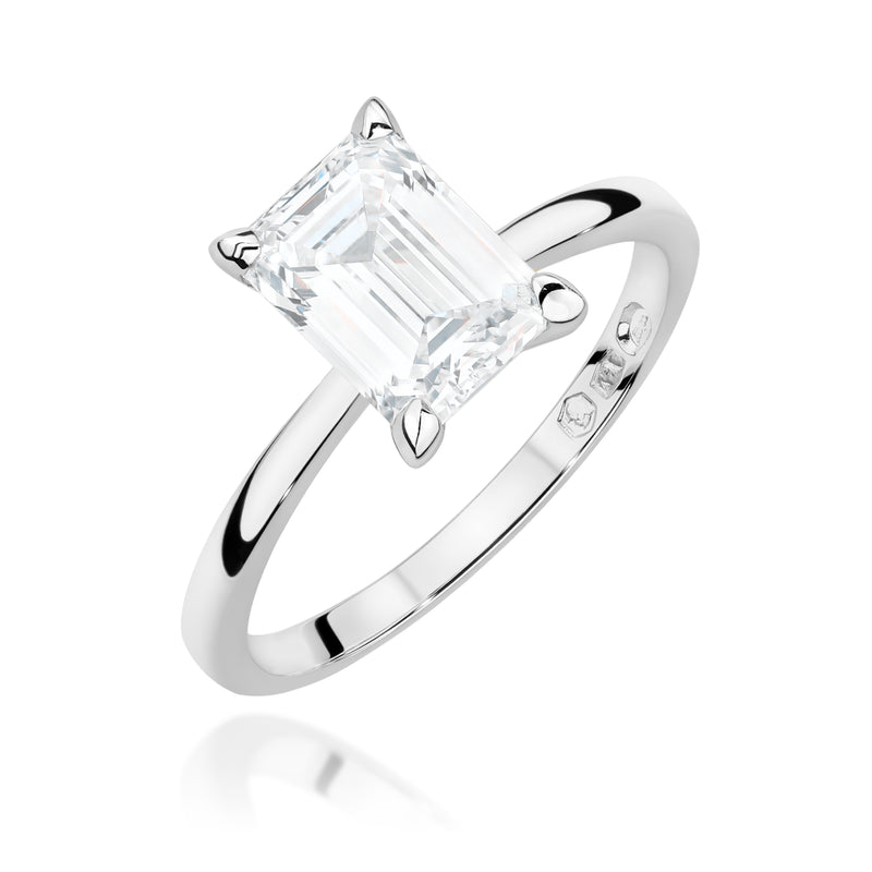 Inel Aur 9K cu Diamant de Laborator 1.50 ct, imaginea 9 din 12