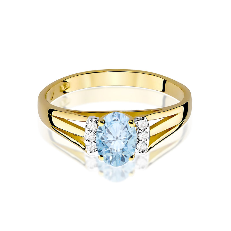 Inel Aur 14K cu Diamante de Laborator 0.55 ct, imaginea 2 din 12