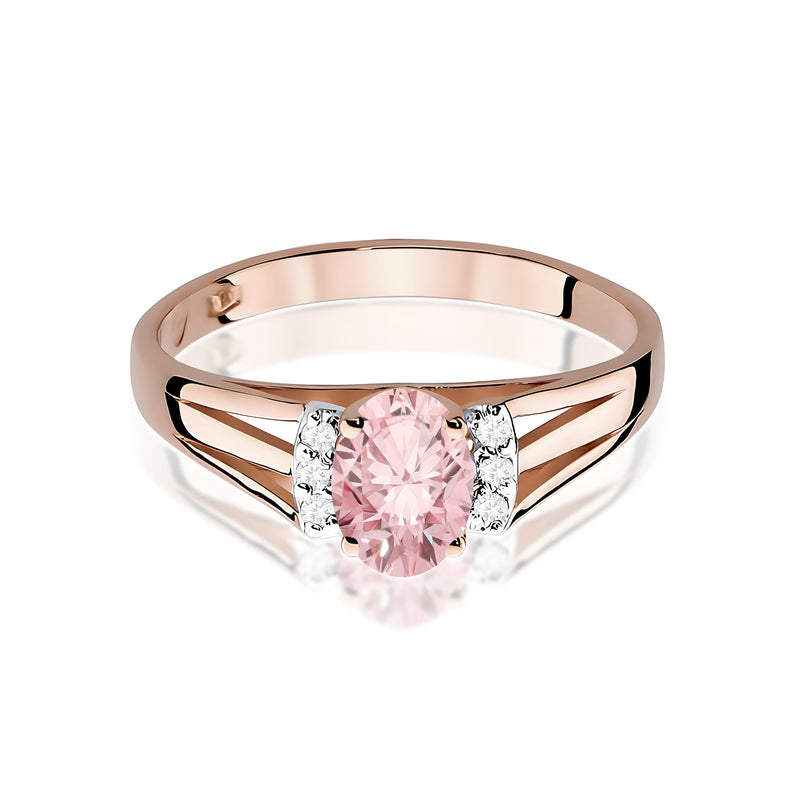 Inel Aur 14K cu Diamante de Laborator 0.55 ct, imaginea 6 din 12