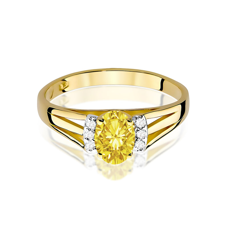 Inel Aur 14K cu Diamante de Laborator 0.55 ct, imaginea 2 din 12