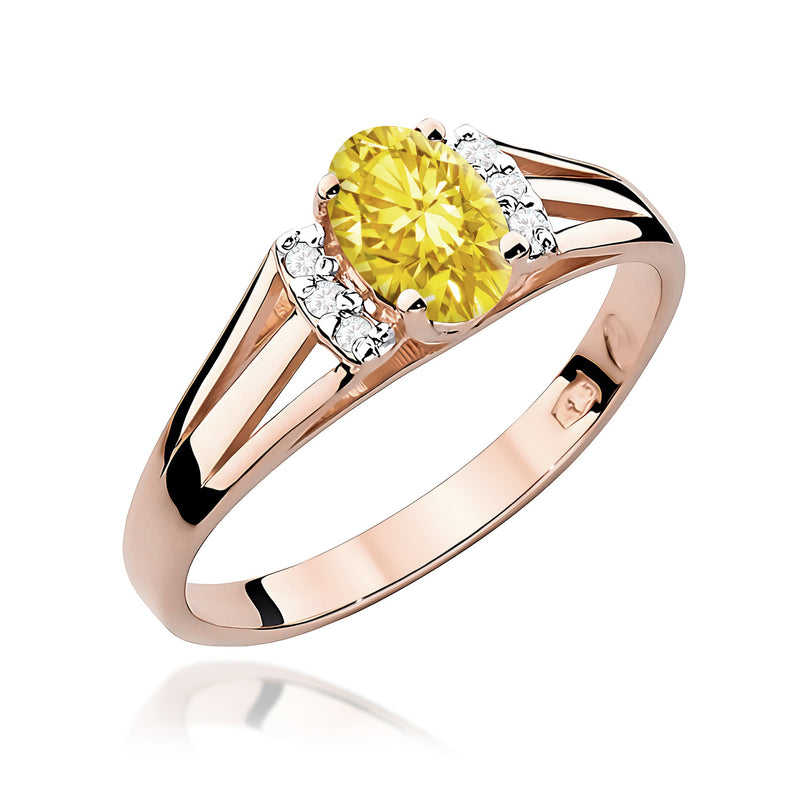 Inel Aur 14K cu Diamante de Laborator 0.55 ct, imaginea 5 din 12