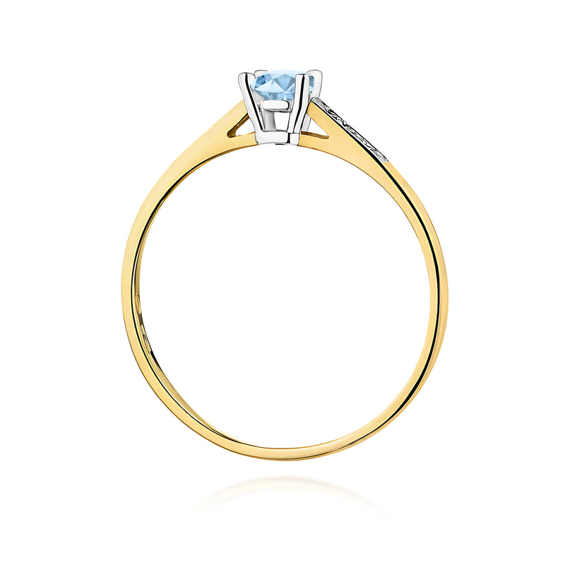 Inel Aur 14K cu Diamante de Laborator 0.21 ct, imaginea 3 din 12