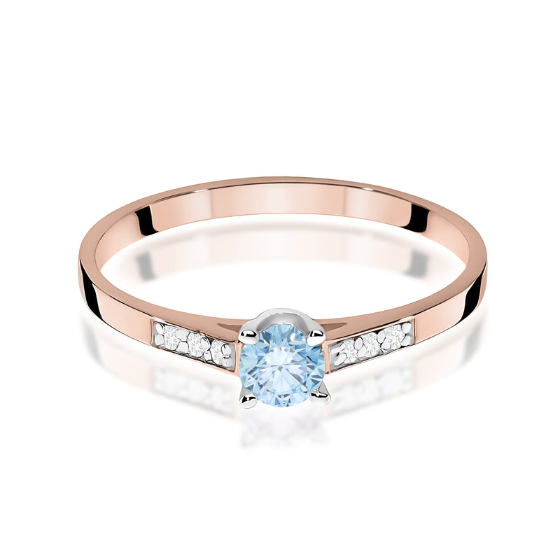 Inel Aur 14K cu Diamante de Laborator 0.21 ct, imaginea 6 din 12