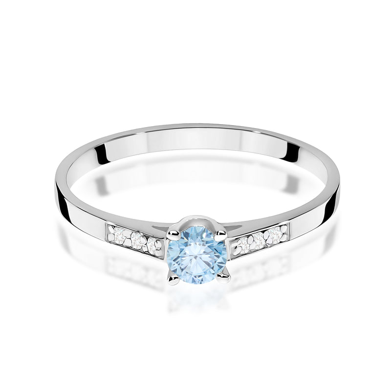 Inel Aur 14K cu Diamante de Laborator 0.21 ct, imaginea 10 din 12
