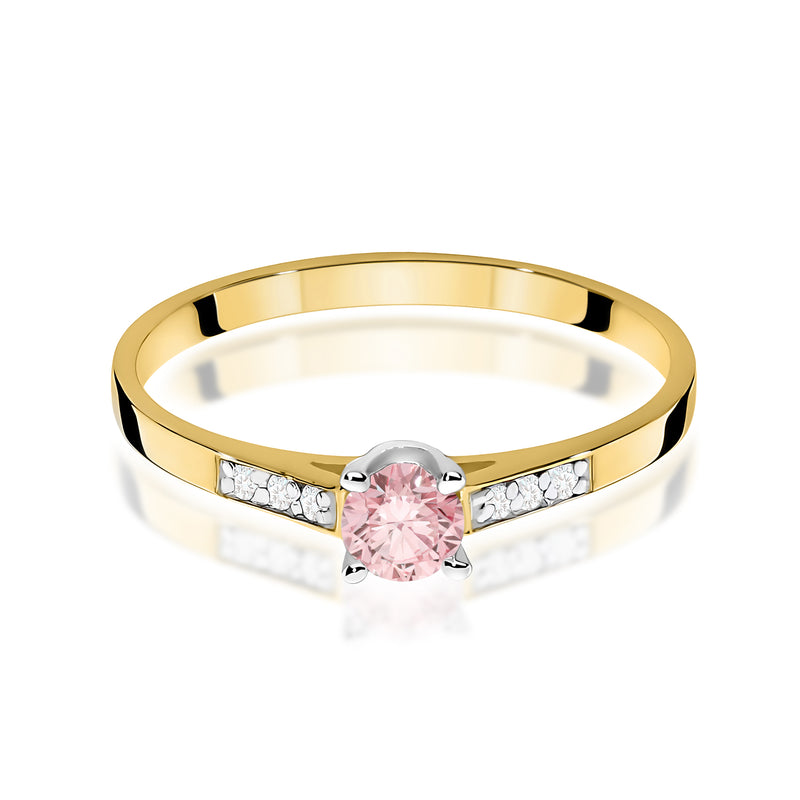 Inel Aur 14K cu Diamante de Laborator 0.21 ct, imaginea 2 din 12