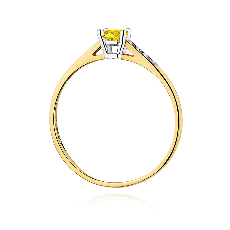 Inel Aur 14K cu Diamante de Laborator 0.21 ct, imaginea 3 din 12