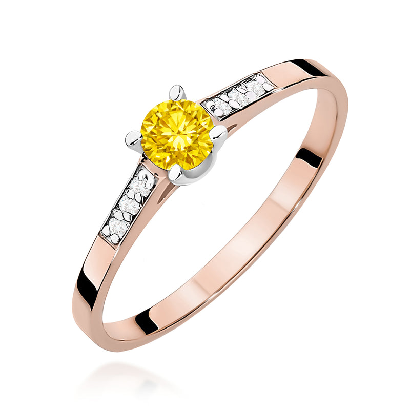 Inel Aur 14K cu Diamante de Laborator 0.21 ct, imaginea 5 din 12