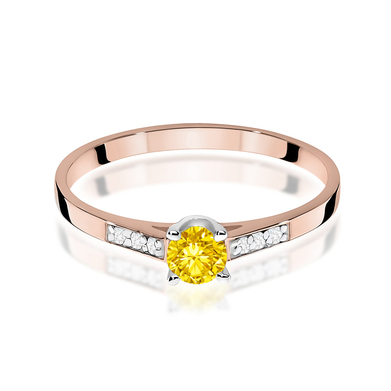 Inel Aur 14K cu Diamante de Laborator 0.21 ct, imaginea 6 din 12