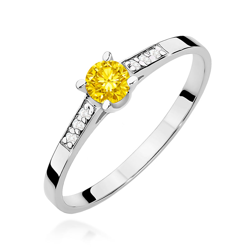 Inel Aur 14K cu Diamante de Laborator 0.21 ct, imaginea 9 din 12