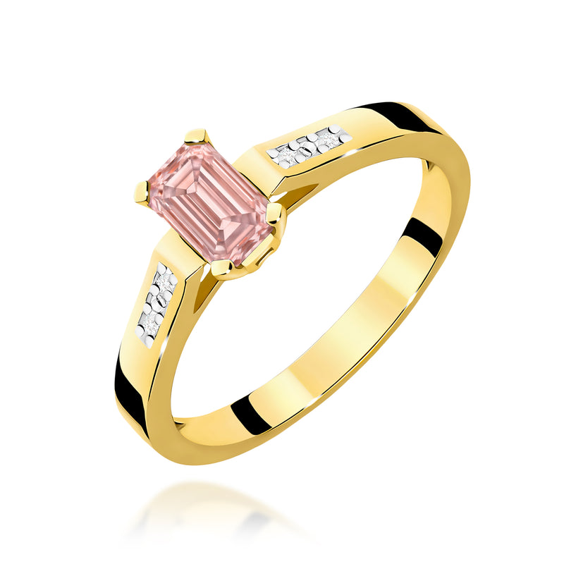 Inel Aur 14K cu Diamante de Laborator 0.54 ct — Aur galben
