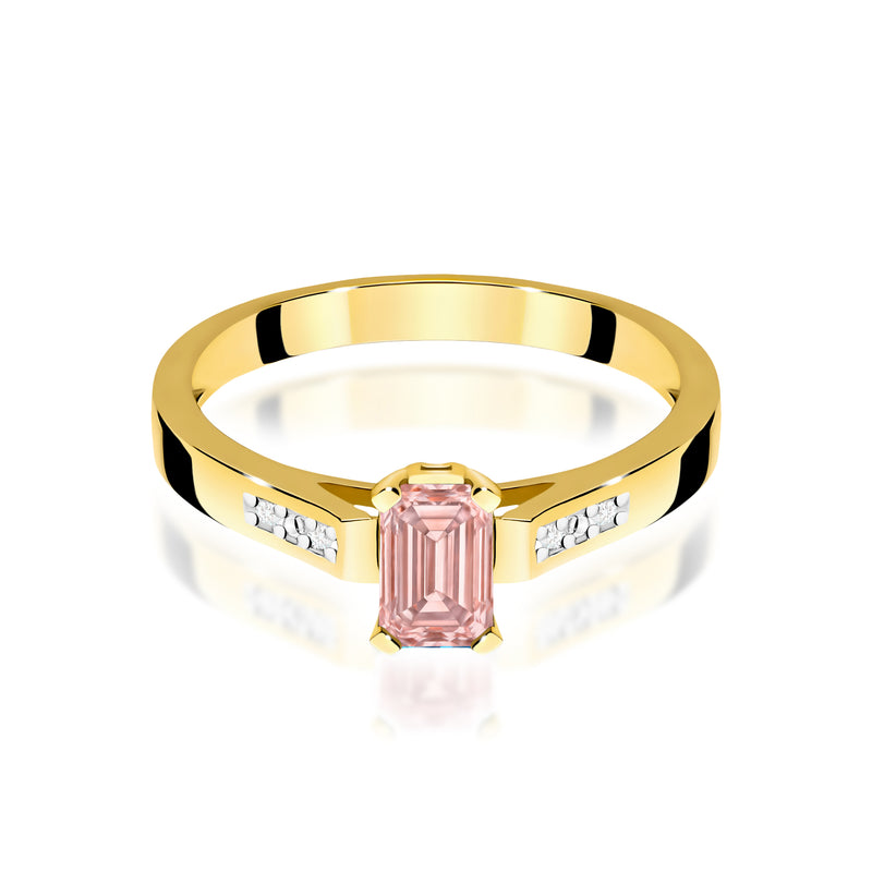 Inel Aur 14K cu Diamante de Laborator 0.54 ct, imaginea 2 din 12