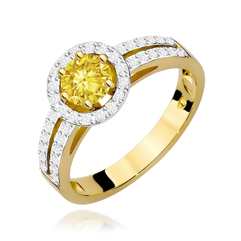 Inel Aur 14K cu Diamante de Laborator 0.70 ct — Aur galben