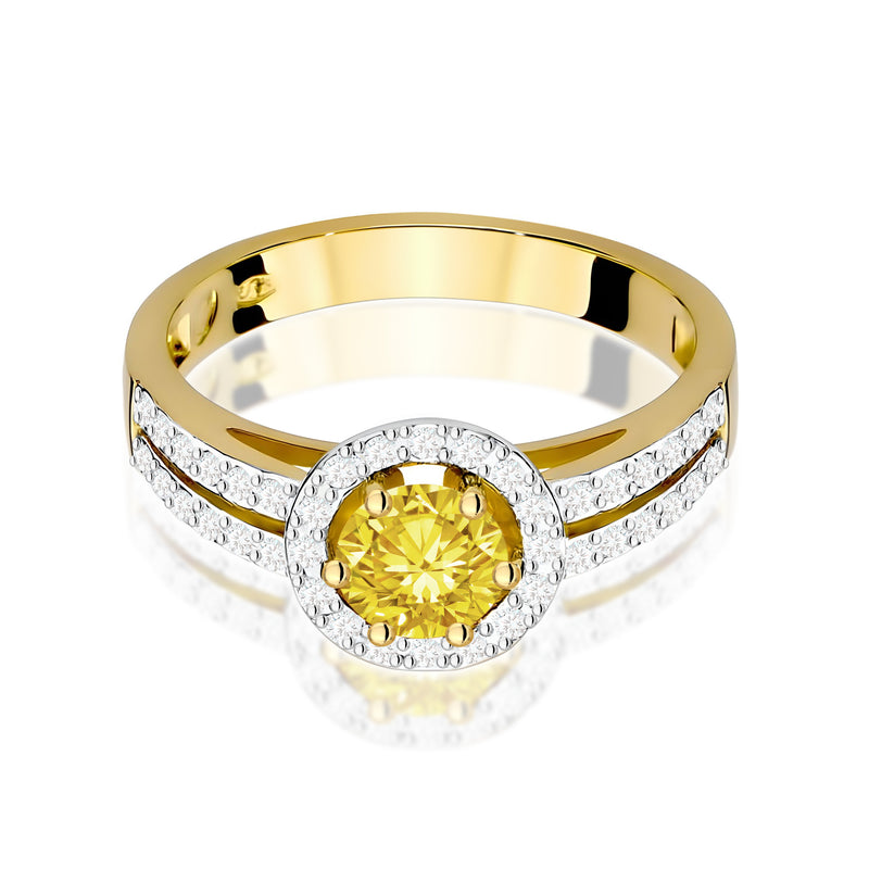 Inel Aur 14K cu Diamante de Laborator 0.70 ct, imaginea 2 din 12