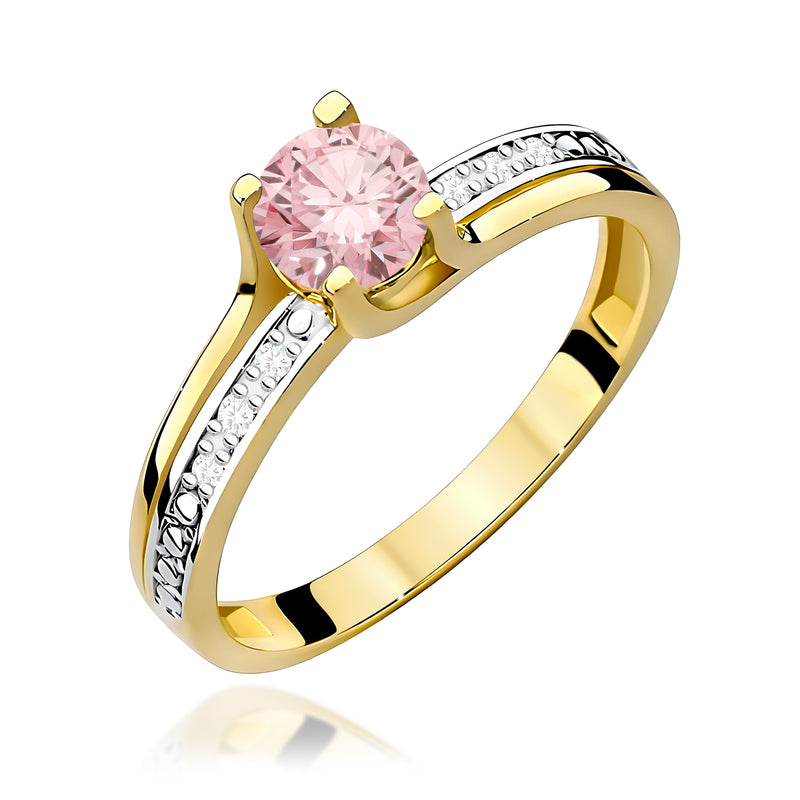 Inel Aur 14K cu Diamante de Laborator 0.53 ct — Aur galben