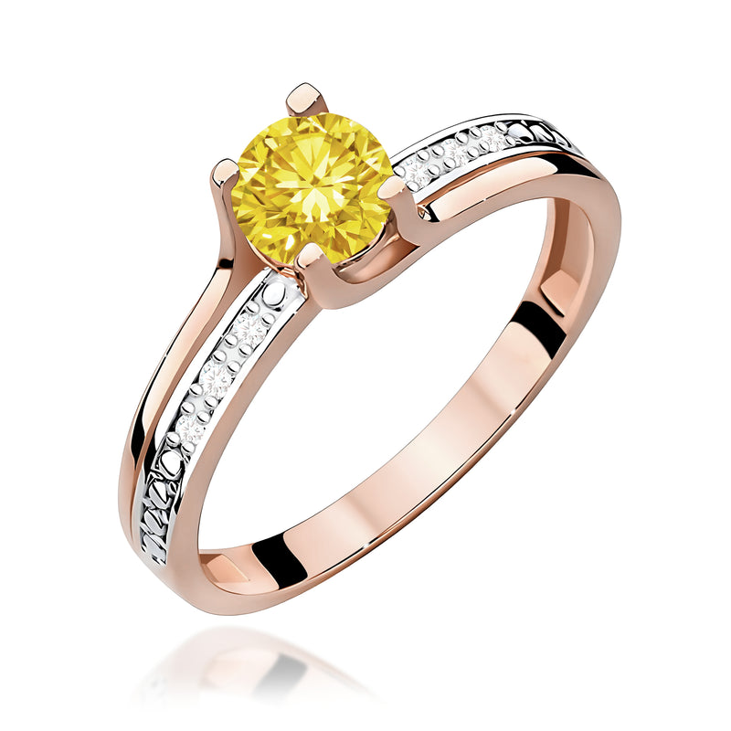 Inel Aur 14K cu Diamante de Laborator 0.53 ct, imaginea 5 din 12