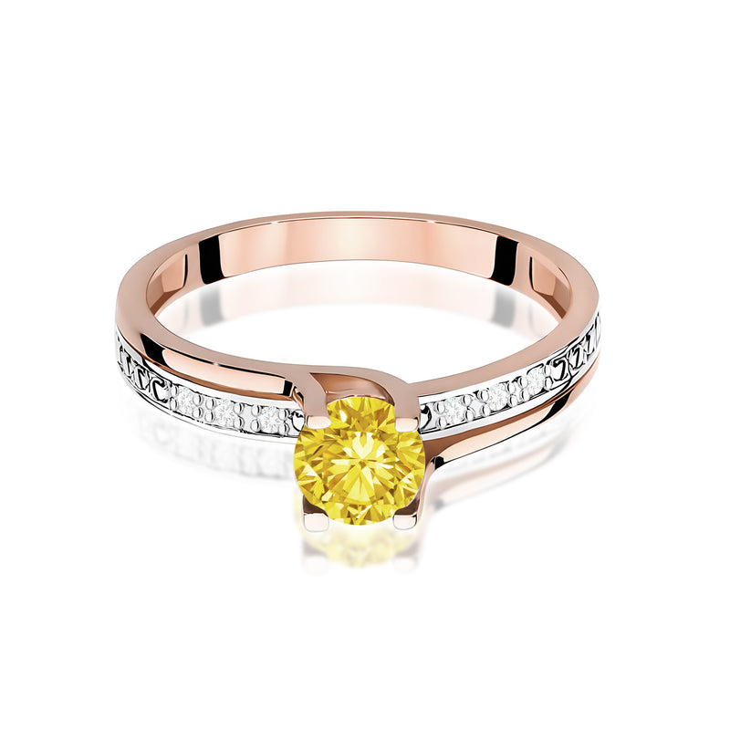 Inel Aur 14K cu Diamante de Laborator 0.53 ct, imaginea 6 din 12