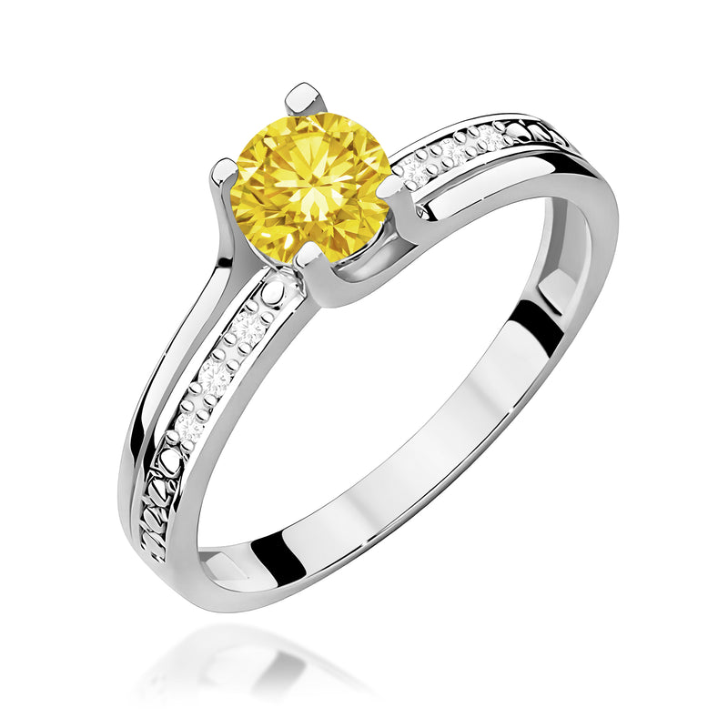 Inel Aur 14K cu Diamante de Laborator 0.53 ct, imaginea 9 din 12
