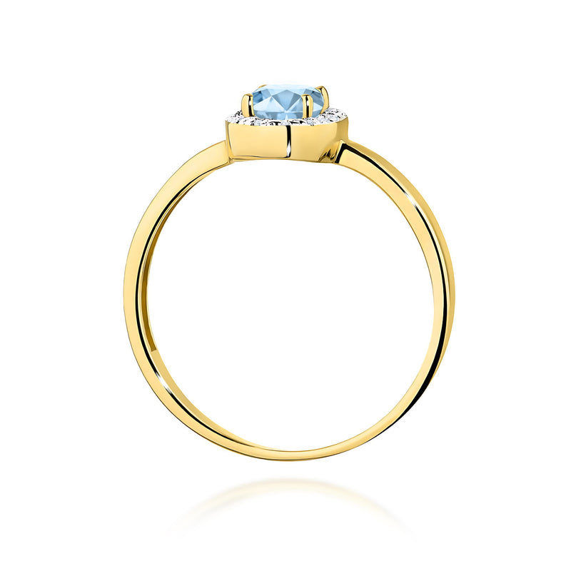 Inel Aur 14K cu Diamante de Laborator 0.58 ct, imaginea 3 din 12