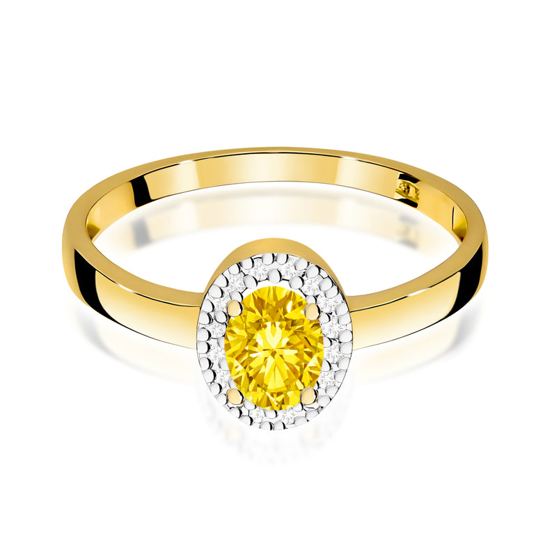 Inel Aur 14K cu Diamante de Laborator 0.58 ct, imaginea 2 din 12