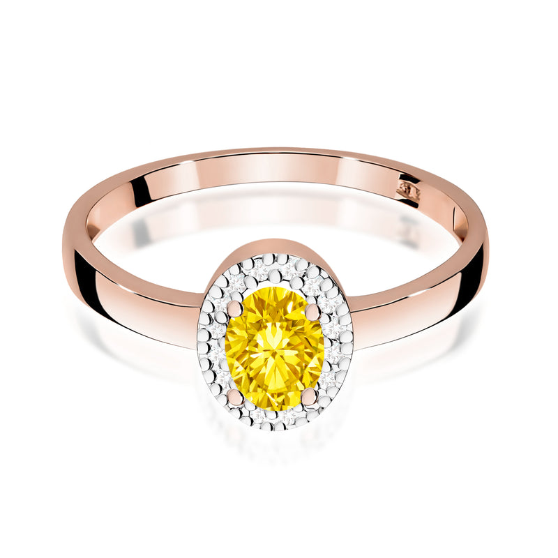 Inel Aur 14K cu Diamante de Laborator 0.58 ct, imaginea 6 din 12
