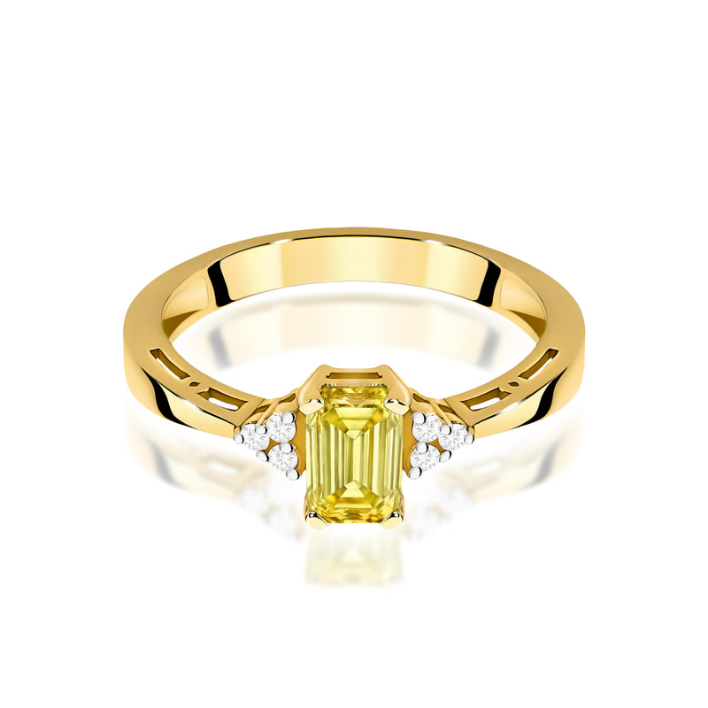 Inel Aur 14K cu Diamante de Laborator 0.53 ct, imaginea 2 din 12