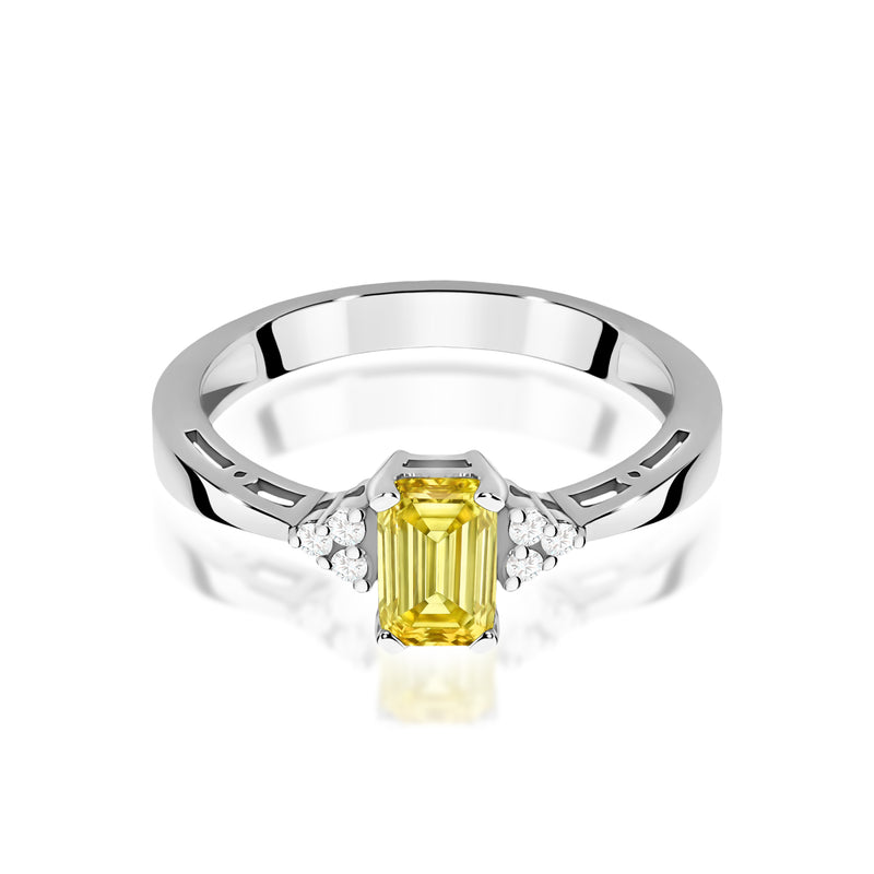 Inel Aur 14K cu Diamante de Laborator 0.53 ct, imaginea 10 din 12