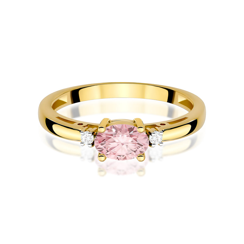 Inel Aur 14K cu Diamante de Laborator 0.53 ct, imaginea 2 din 12