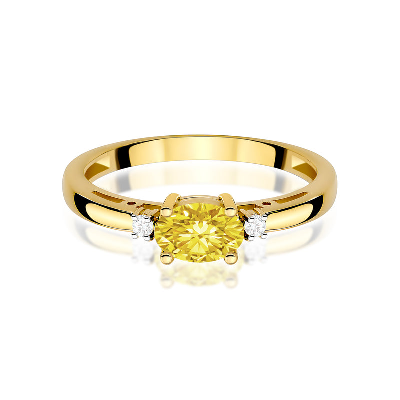 Inel Aur 14K cu Diamante de Laborator 0.53 ct, imaginea 2 din 12