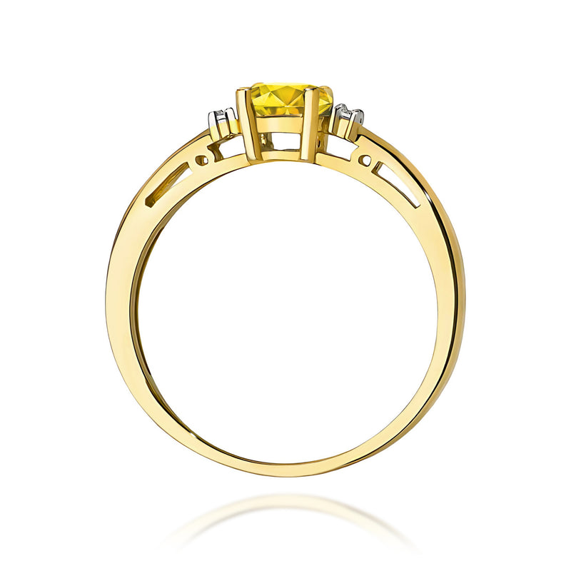 Inel Aur 14K cu Diamante de Laborator 0.53 ct, imaginea 3 din 12