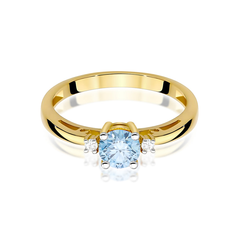 Inel Aur 14K cu Diamante de Laborator 0.53 ct, imaginea 2 din 12
