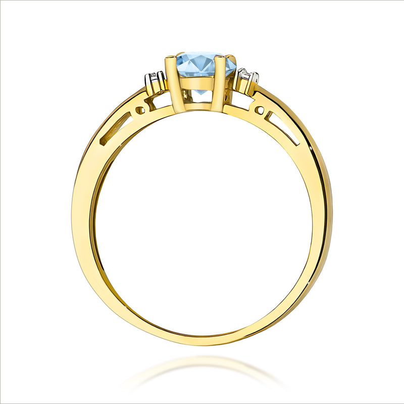 Inel Aur 14K cu Diamante de Laborator 0.53 ct, imaginea 3 din 12