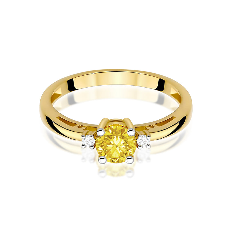 Inel Aur 14K cu Diamante de Laborator 0.53 ct, imaginea 2 din 12