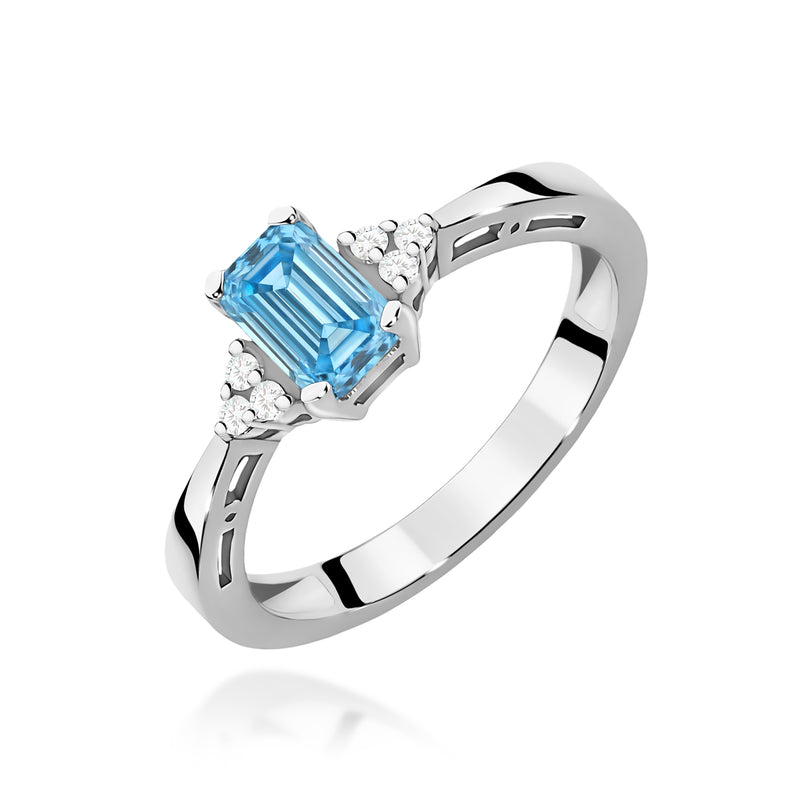 Inel Aur 9K cu Diamante de Laborator 0.53 ct, imaginea 5 din 8