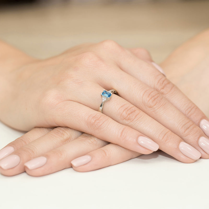 Inel Aur 9K cu Diamante de Laborator 0.53 ct, imaginea 8 din 8