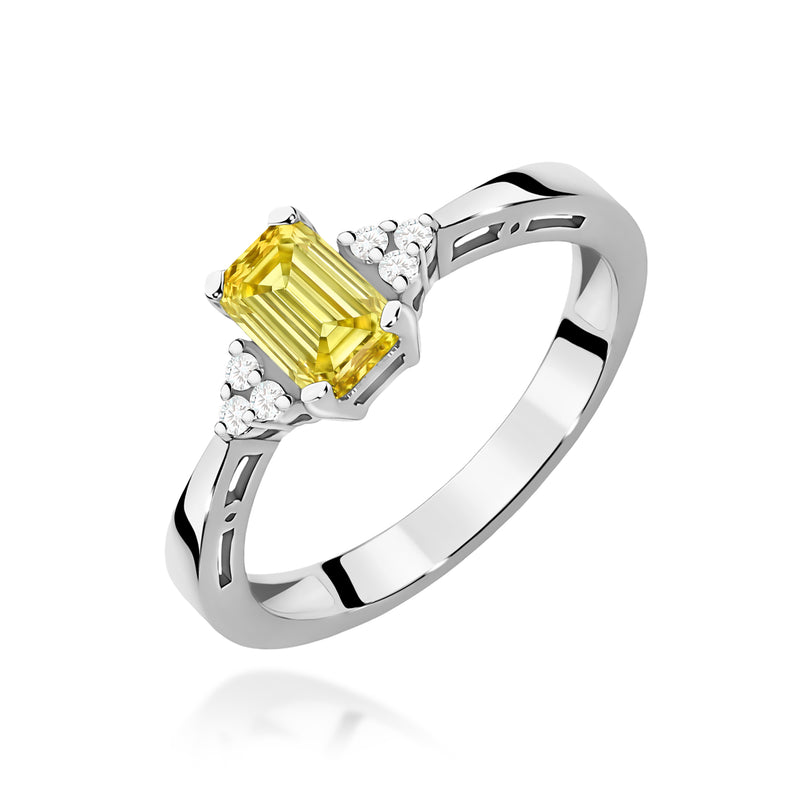 Inel Aur 9K cu Diamante de Laborator 0.53 ct, imaginea 5 din 8