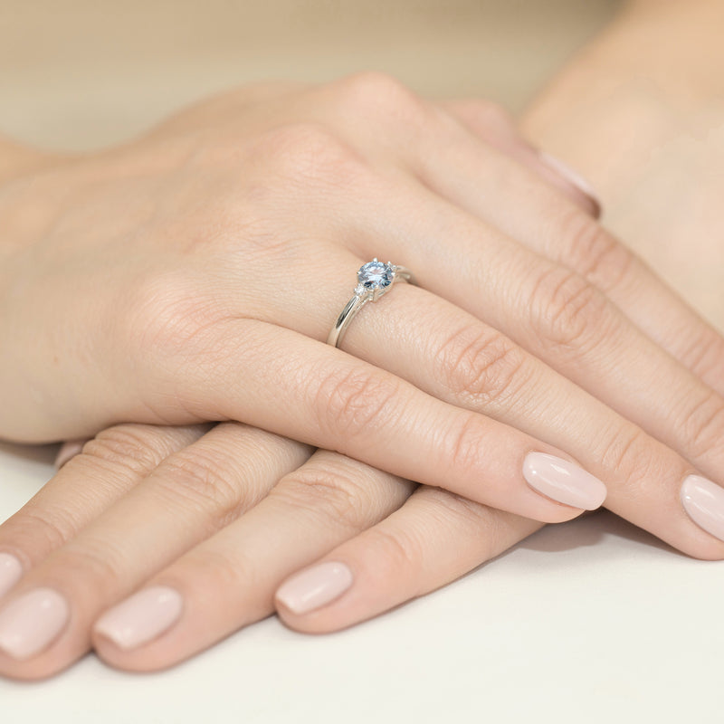 Inel Aur 9K cu Diamante de Laborator 0.53 ct, imaginea 8 din 8